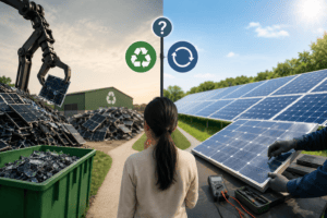 Solar panel recycling and regeneration in Singapore