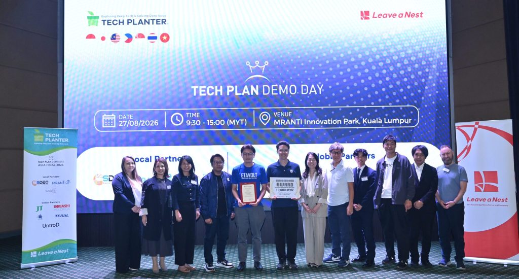 EtaVolt Takes the Top Prize at TECH PLANTER Asia Final 2026