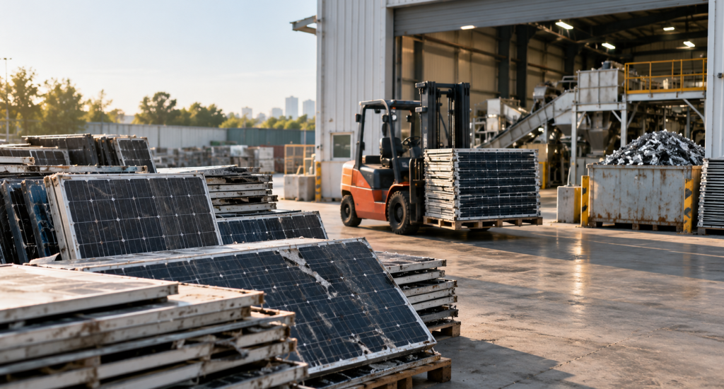 Solar panel recycling and inspection in Singapore